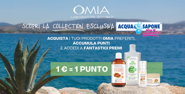 Collection e concorso per promuovere Omia nei drugstore